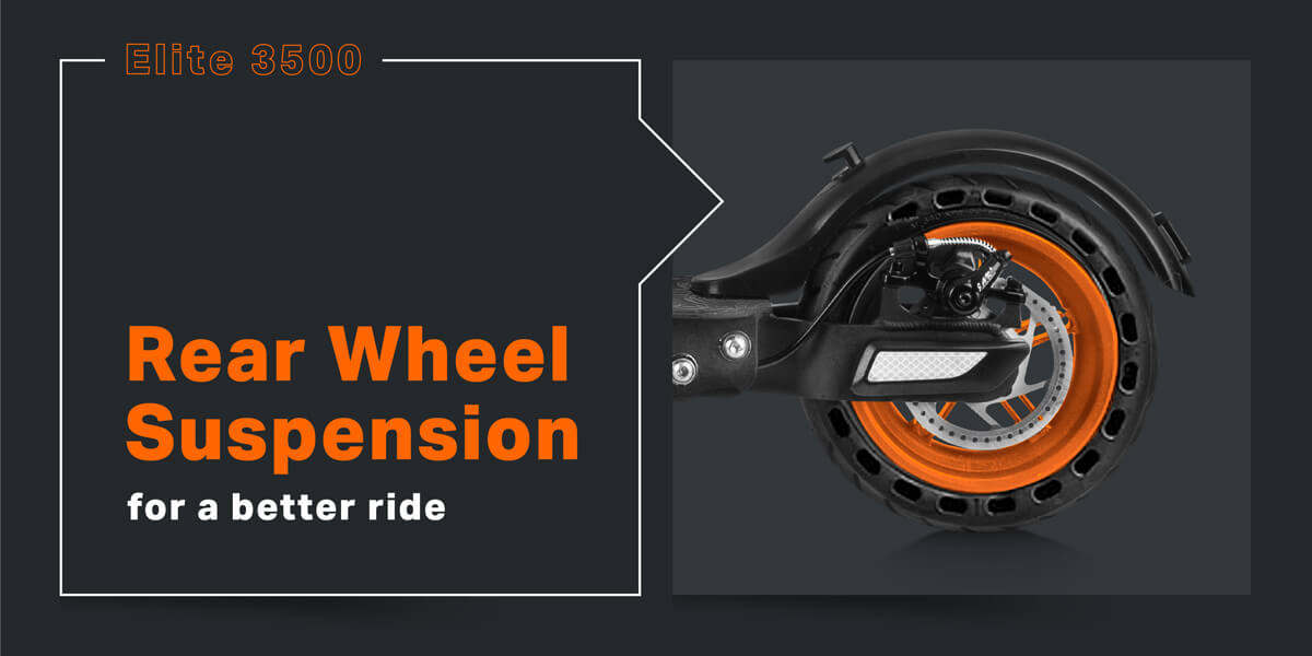 Elite 3500 Rear wheel suspension
